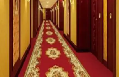 Thảm In Hành Lang Khách Sạn Màu Đỏ