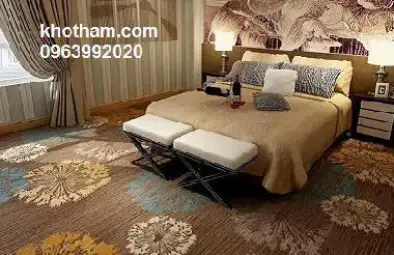 Thảm khách sạn in sợi nylon hoa văn