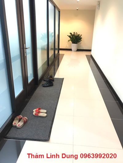 Thảm chùi chân sợi len 